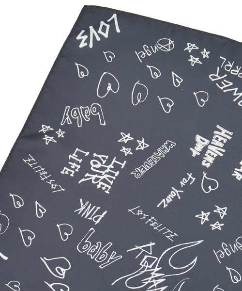 X-girl（エックスガール） スカーフ バンダナ GRAFFITI SCARF