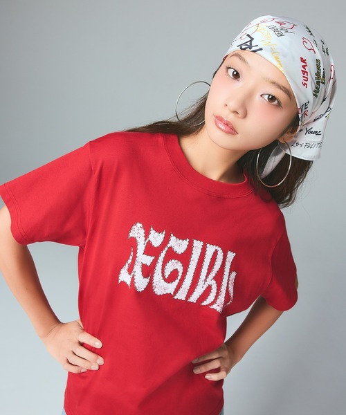 X-girl（エックスガール） スカーフ バンダナ GRAFFITI SCARF