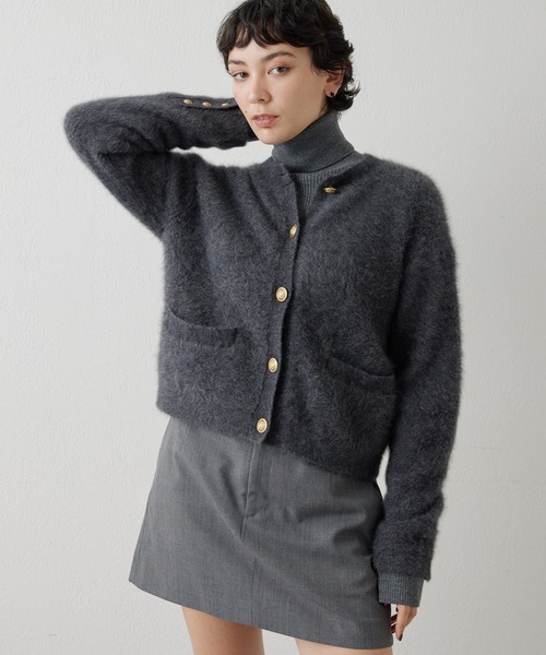 Whim Gazette（ウィム ガゼット） ニットカーディガン FREE ブラウン