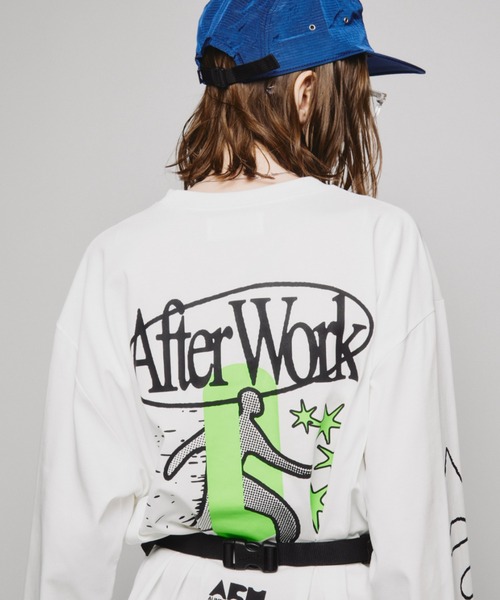holiday ロンT オーバーサイズロンT/AfterWork（Tシャツ/カットソー）｜Auntie Rosa