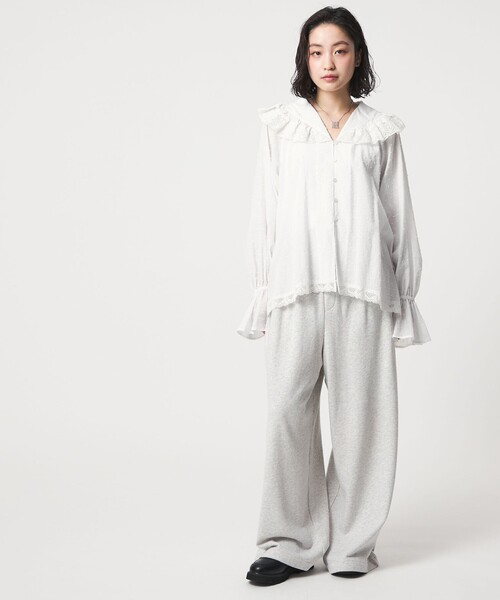 CITEN（シテン） ブラウス シャツ 「CITEN」レースフリルブラウス