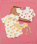 ベビー服 ロンパース 「リンク」3時のおやつ柄...の詳細画像1