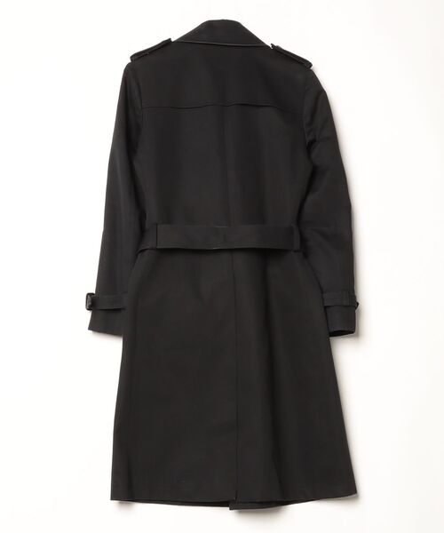 「LITHIUM HOMME」 トレンチコート 42 ブラック メンズ_画像2