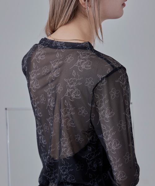 「etoll.」 長袖カットソー M ベージュ レディース_画像3