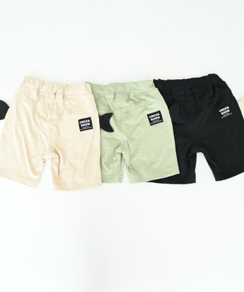 「CHEEK ROOM」 「KIDS」ハーフパンツ 80cm オリーブ キッズ_画像4