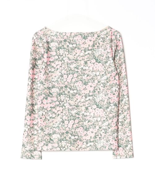 TSURU by Mariko Oikawa」 花柄長袖カットソー 36 グリーン レディース 