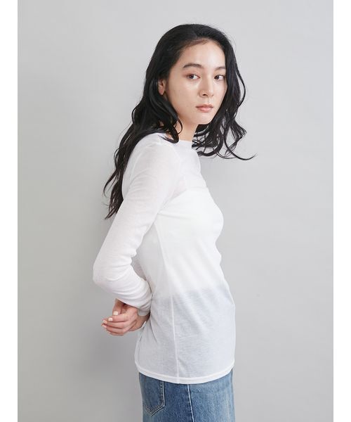 Mila Owen（ミラオーウェン） tシャツ ウールテンセルシアーロングT