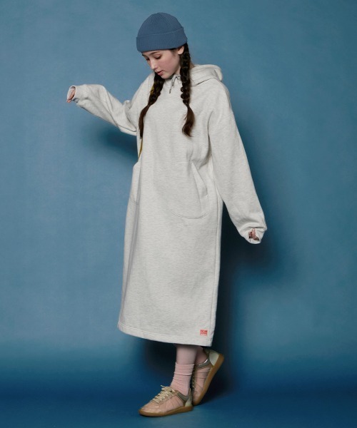 「KRIFF MAYER Lady's Collection」 長袖ワンピース MEDIUM グレー レディース_画像5