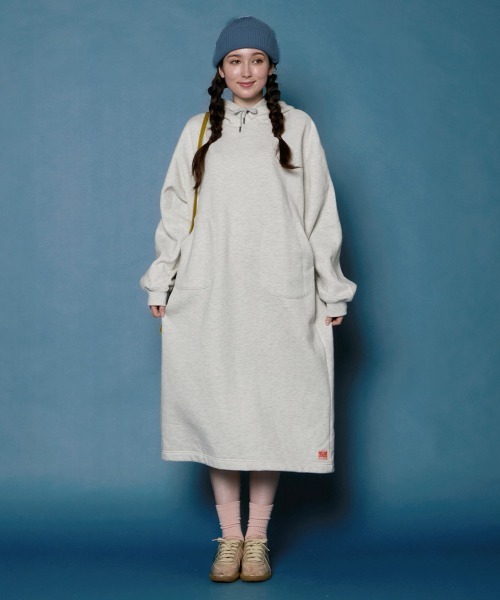 「KRIFF MAYER Lady's Collection」 長袖ワンピース MEDIUM グレー レディース_画像6