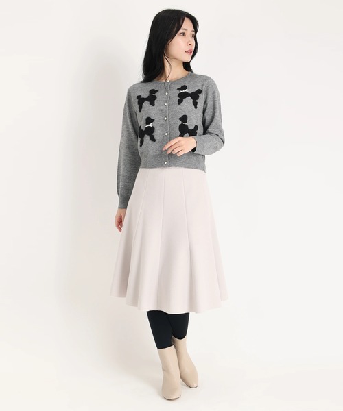 「UNIVERVAL MUSE」 ニットカーディガン 2 キャメル レディース_画像6