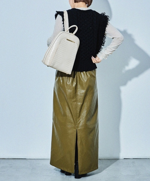 「HUNDRED」 リュック ONE SIZE グレー レディース_画像7