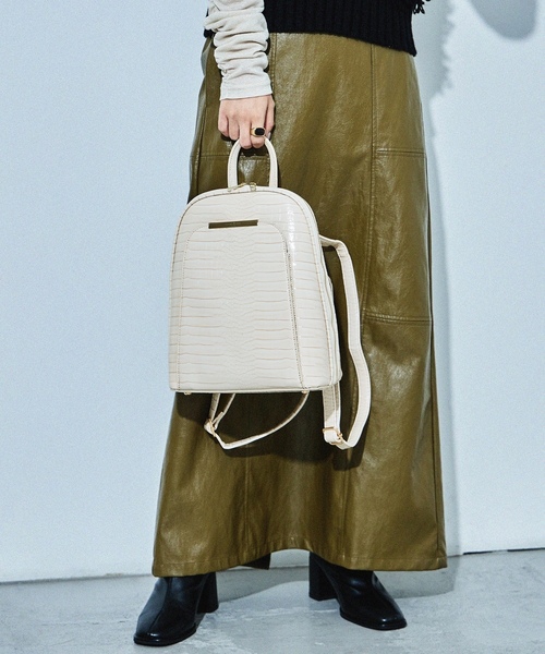 「HUNDRED」 リュック ONE SIZE グレー レディース_画像8