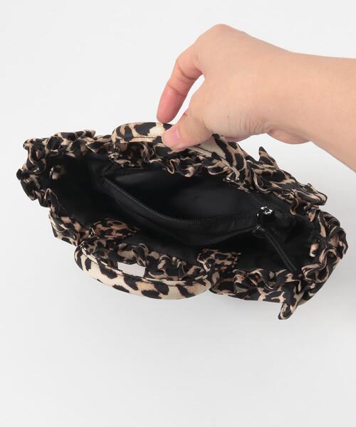 GANNI（ガニー） トートバッグ GANNI MINI SHOPPER RUFFLE PRINT