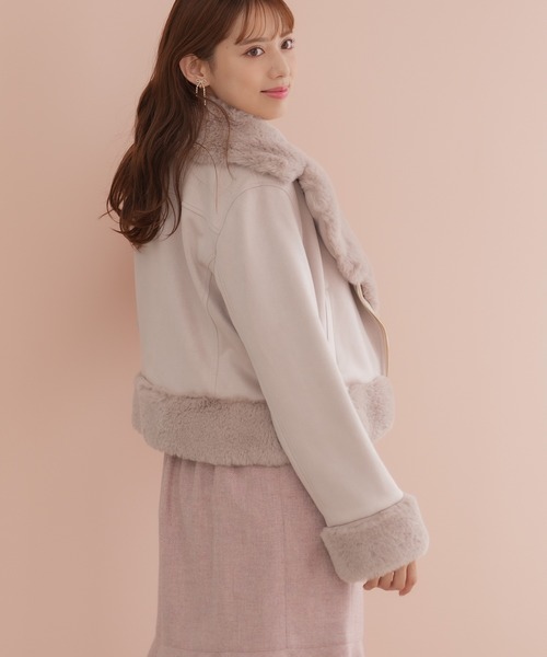 「ASTORIA ODIER」 ジャケット LARGE アイボリー レディース_画像3