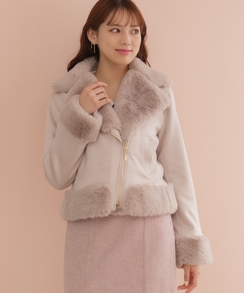 「ASTORIA ODIER」 ジャケット LARGE アイボリー レディース_画像4