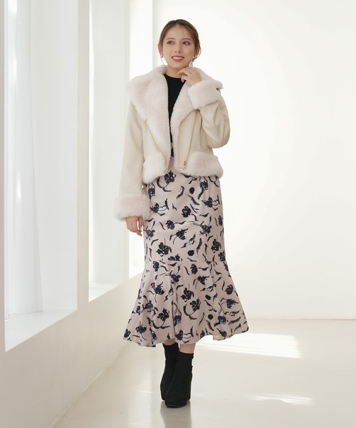 「ASTORIA ODIER」 ジャケット LARGE アイボリー レディース_画像9