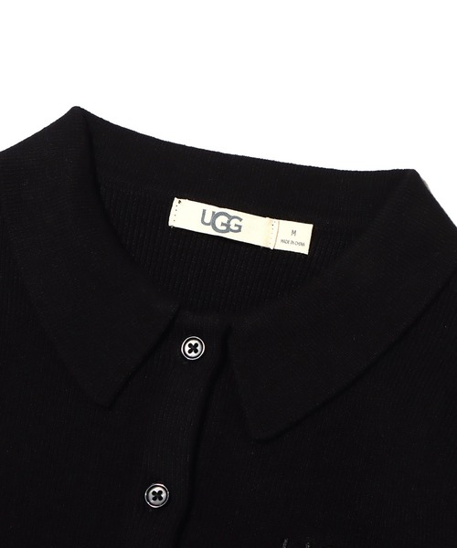 UGG Australia（アグオーストラリア） 「UGG」 ニットカーディガン L