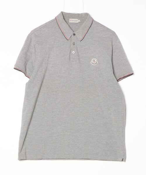 MONCLER モンクレール グレー 半袖ポロシャツ　L MONCLER（モンクレール） 半袖ポロシャツ L グレー メンズ : ZOZOTOWN