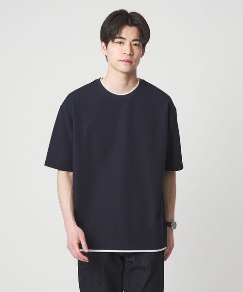 JUST T TWIN 黒/グレー green label relaxing（グリーンレーベルリラクシング） tシャツ 「WEB