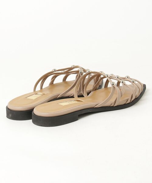 「GRISE」 フラットサンダル LARGE ベージュ レディース_画像2