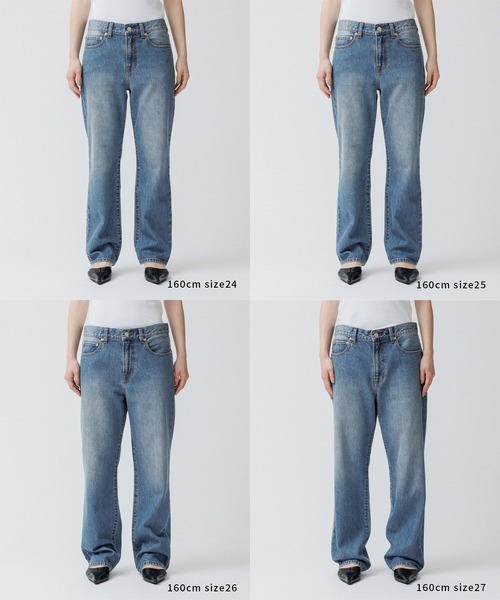 「M TO R」 デニムパンツ 26 ブルー系その他4 レディース_画像2