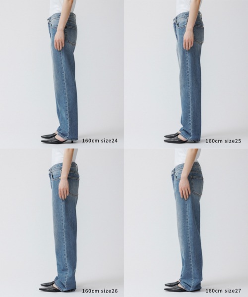 「M TO R」 デニムパンツ 26 ブルー系その他4 レディース_画像3