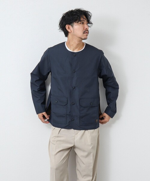 「TAION」 ジャケット L ネイビー メンズ_画像3