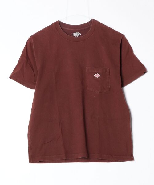 Danton（ダントン） 半袖Tシャツ 36 ブラウン レディース : ZOZOTOWN 