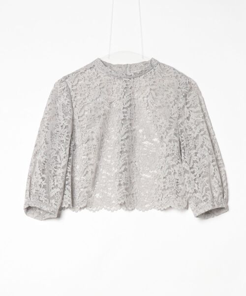 「AIMER」 レースコンビワンピース M グリーン レディース_画像3