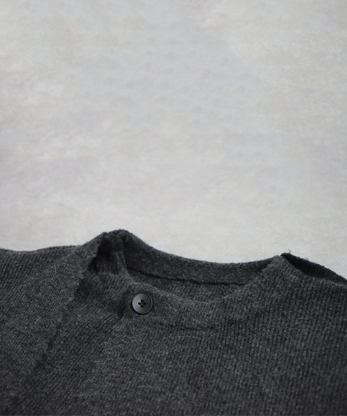「antiqua」 ニットカーディガン ONESIZE ブラック レディース_画像5