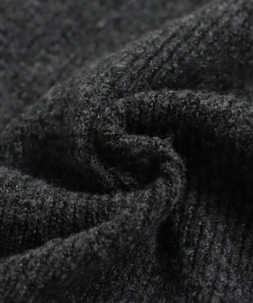 「antiqua」 ニットカーディガン ONESIZE ブラック レディース_画像8
