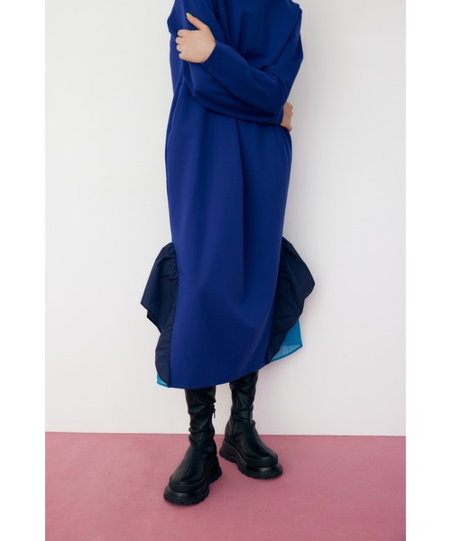「HeRIN.CYE」 長袖ワンピース FREE ブルー レディース_画像9