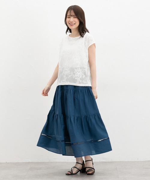 Honeys（ハニーズ） ロング スカート 夏 ティアードスカート