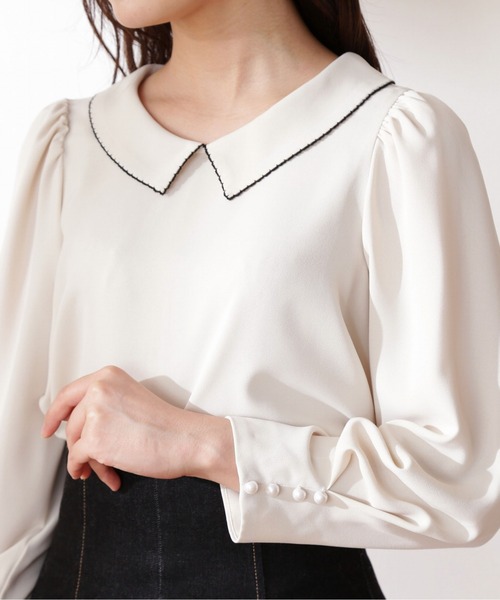 「PROPORTION BODY DRESSING」 長袖ブラウス FREE イエロー レディース_画像6