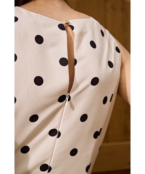 Estella.K ワンピース Rosaline Dot Dress バルーンドットドレス Estella.K ワンピース Rosaline Dot Dress バルーンドットドレス