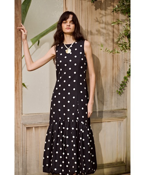 Estella.K ワンピース Rosaline Dot Dress バルーンドットドレス