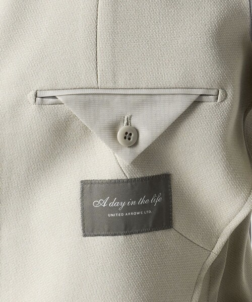 「A DAY IN THE LIFE UNITED ARROWS」 テーラードジャケット S ダークグレー メンズ_画像9
