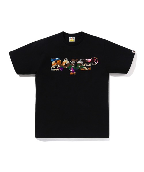 A BATHING APE（アベイシングエイプ） tシャツ HYBRID CAMO MIXED BAPE