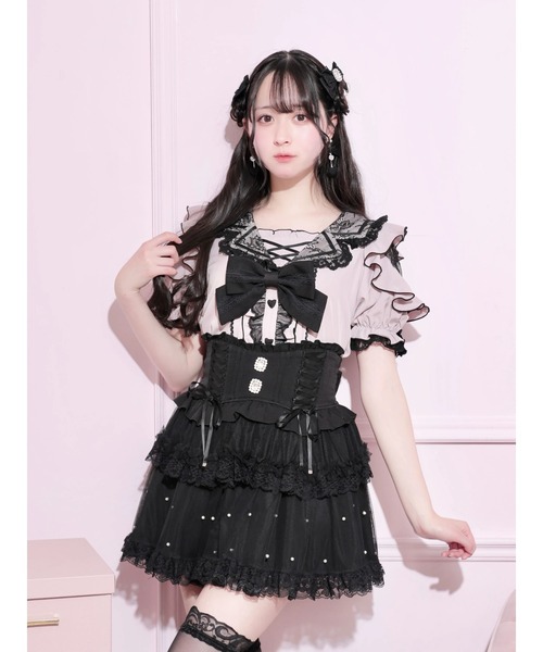 NOEMIE（ノエミー） ブラウス シャツ 半袖 トレンチセーラーオープン