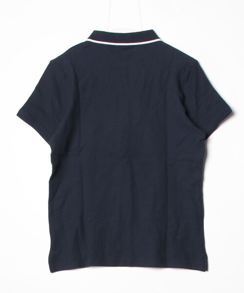 「FILA」 半袖ポロシャツ L ネイビー レディース_画像2