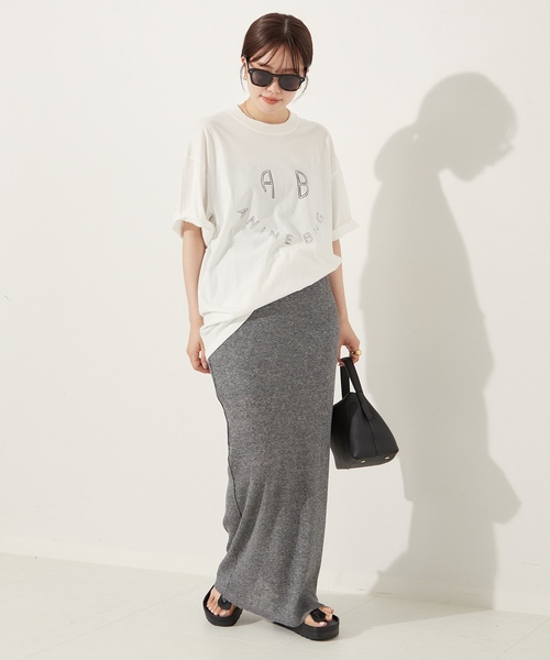 「Plage」 ニットスカート - グレー レディース_画像5
