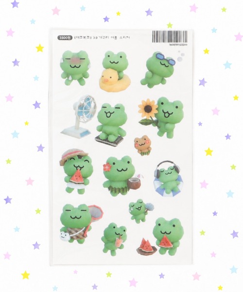 nini toys ステッカー 「nini toys」「韓国の人気クリエイター dekho