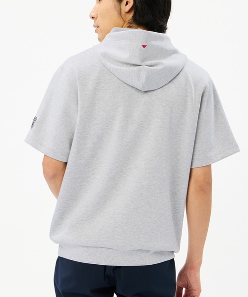 and per se（アンパスィ） パーカー ショットスムーザースウェット半袖