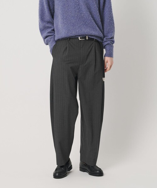 BEAUTY＆YOUTH UNITED ARROWS ワイドパンツ スラックス ストライプ
