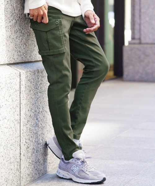 JIGGYS SHOP（ジギーズショップ） カーゴパンツ ストレッチ スリム