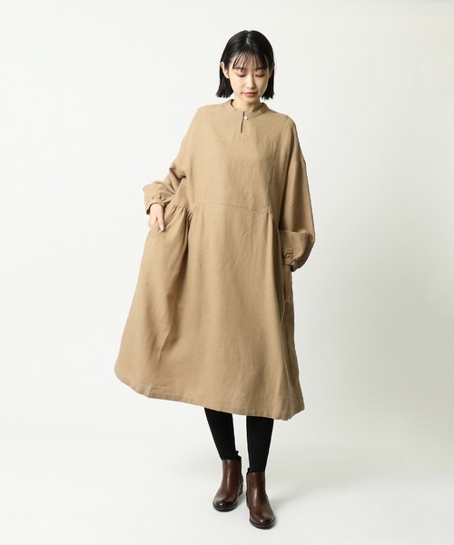 新品タグ付き✨GRANDMA MAMA DAUGHTER ジャガード　ワンピース 1235f7c9979d142aca1465941c9c64