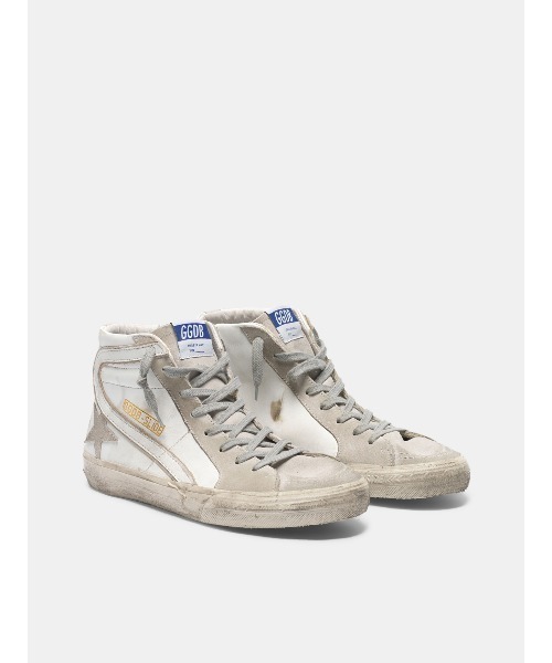 スニーカー GOLDEN GOOSE Slide sneakers White leather メンズの画像