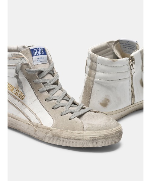 スニーカー GOLDEN GOOSE Slide sneakers White leather メンズの画像