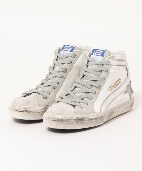 スニーカー GOLDEN GOOSE Slide sneakers White leather メンズの画像