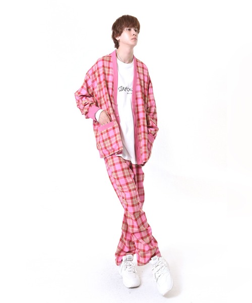MILKBOY（ミルクボーイ） パンツ CHECK タックパンツ メンズ